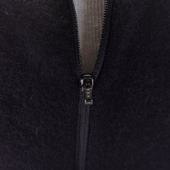 Vintage 60s Cashmere Midi Shift Dress Size M Beaded Crew Neckline Mod Sleeveless - Picture 11 of 14